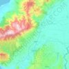 Antakya topographic map, elevation, terrain