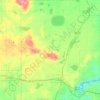 Maine Prairie Township topographic map, elevation, terrain