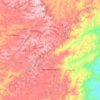 Senador Amaral topographic map, elevation, terrain