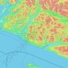 Area F (Cowichan Lake South / Skutz Falls) topographic map, elevation, terrain