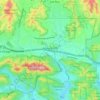 Agoura Hills topographic map, elevation, terrain