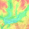 Beavercreek Township topographic map, elevation, terrain