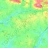 Saint-Maurice-le-Girard topographic map, elevation, terrain