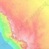 'Asir Province topographic map, elevation, terrain