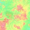 Ourilândia do Norte topographic map, elevation, terrain