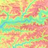 Division de Lower River topographic map, elevation, terrain