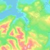 Sørreisa topographic map, elevation, terrain