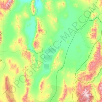 Millard County topographic map, elevation, terrain