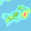 Thursday Island topographic map, elevation, terrain