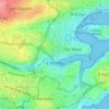 Msida topographic map, elevation, terrain