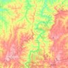 Maries County topographic map, elevation, terrain