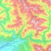 Kalsi topographic map, elevation, terrain