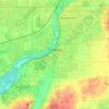 Oswego topographic map, elevation, terrain