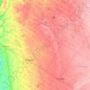Huron East topographic map, elevation, terrain