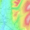 Casterton topographic map, elevation, terrain