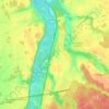 Fontenay-sur-Loing topographic map, elevation, terrain