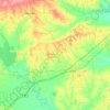 Hempstead County topographic map, elevation, terrain