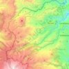 Herveo topographic map, elevation, terrain