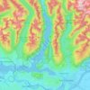 Burrard Inlet topographic map, elevation, terrain