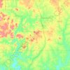 Madison County topographic map, elevation, terrain