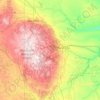 Black Hills National Forest topographic map, elevation, terrain