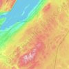 Montmagny (MRC) topographic map, elevation, terrain