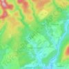 Langensoultzbach topographic map, elevation, terrain