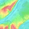Freneuse topographic map, elevation, terrain