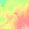 Coburn topographic map, elevation, terrain