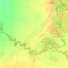 Moama topographic map, elevation, terrain