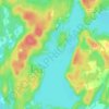 Mountain Lake topographic map, elevation, terrain