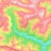 Innervillgraten topographic map, elevation, terrain