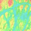 Pigeon Lake topographic map, elevation, terrain