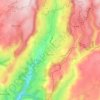 Raulhac topographic map, elevation, terrain
