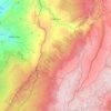 Cabrera topographic map, elevation, terrain