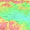 Plovdiv topographic map, elevation, terrain