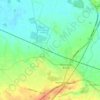 Burscough topographic map, elevation, terrain