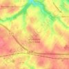 Ancretiéville-Saint-Victor topographic map, elevation, terrain