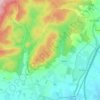 Radon topographic map, elevation, terrain