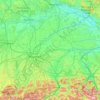 Haute-Bavière topographic map, elevation, terrain