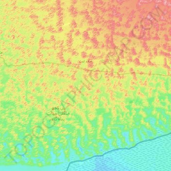 Islamkot Taluka topographic map, elevation, terrain