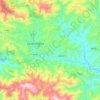 Sandhikharka topographic map, elevation, terrain