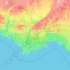 Apalachicola National Forest topographic map, elevation, terrain