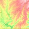 Cowley County topographic map, elevation, terrain