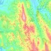 Sinjë topographic map, elevation, terrain