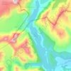 Dickson Lake topographic map, elevation, terrain