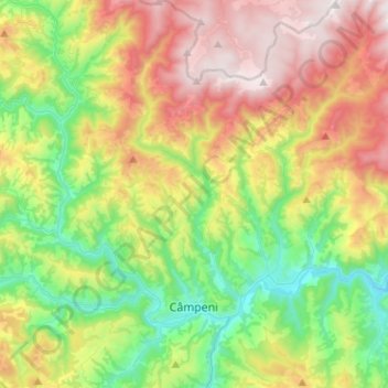 Topesdorf topographic map, elevation, terrain