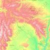 Carbon County topographic map, elevation, terrain