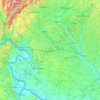 Mehedinți topographic map, elevation, terrain