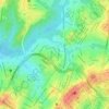 Santa Marta topographic map, elevation, terrain